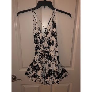 Black and White Romper